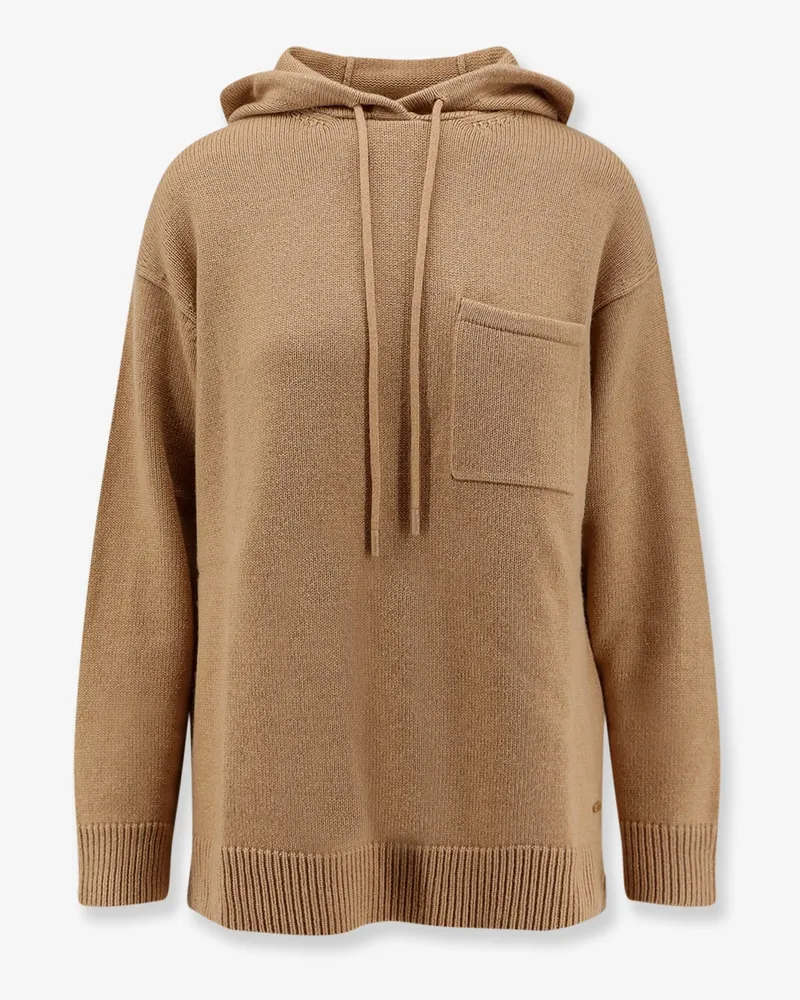 Max Mara Liana wool and cashmere hooded sweater -  - gender_Woman Beige