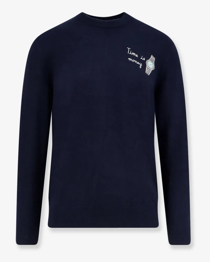 MC2 Saint Barth Heron Light Embry Wool Blend Sweater -  - gender_Man Blue