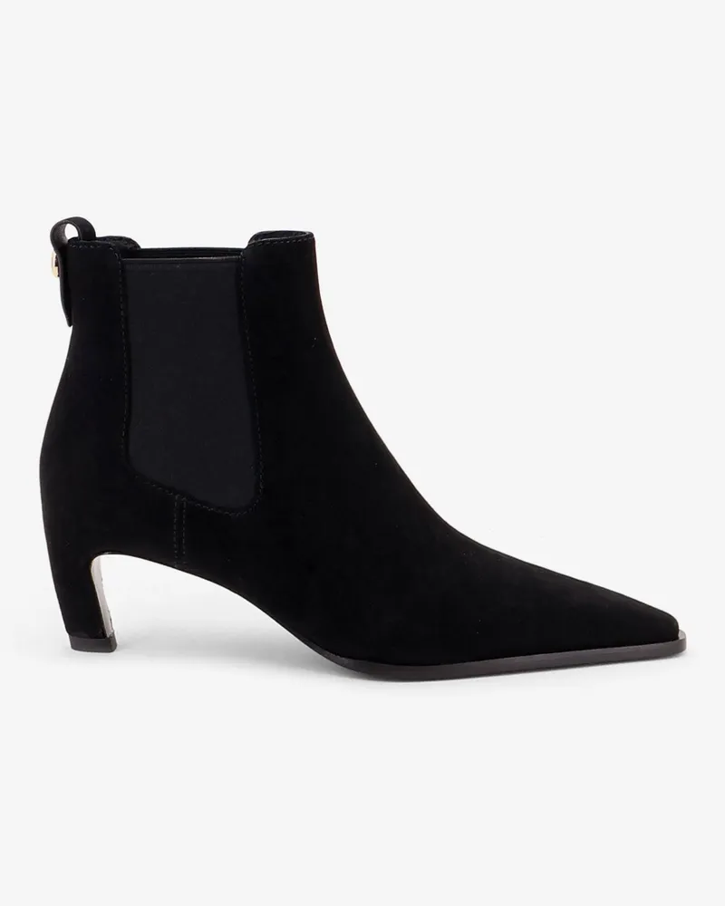 Tory Burch Romy Chelsea leather ankle boots -  - gender_Woman Black
