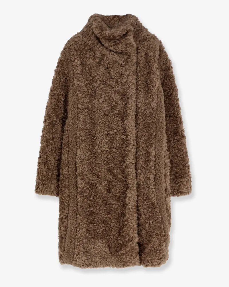 HUGO BOSS Faux fur coat -  - gender_Woman Brown