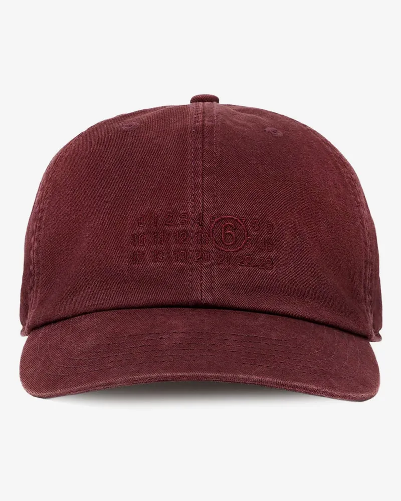 Maison Margiela Cotton baseball hat -  - gender_Man Red