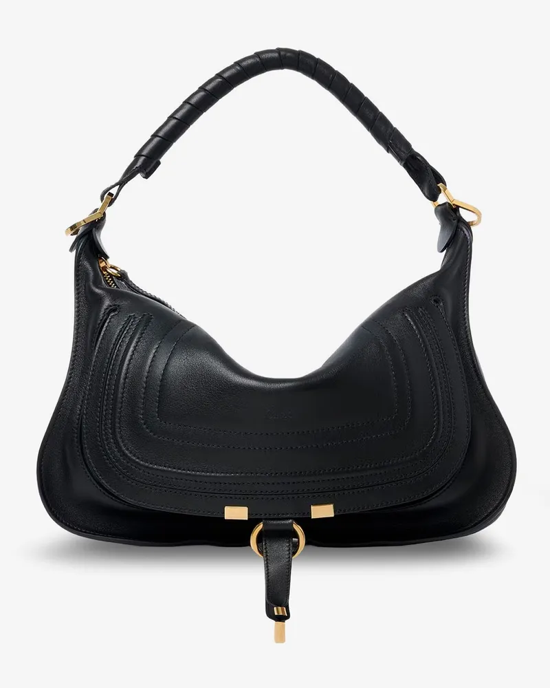 Chloé Marcie Small leather shoulder bag -  - gender_Woman Black