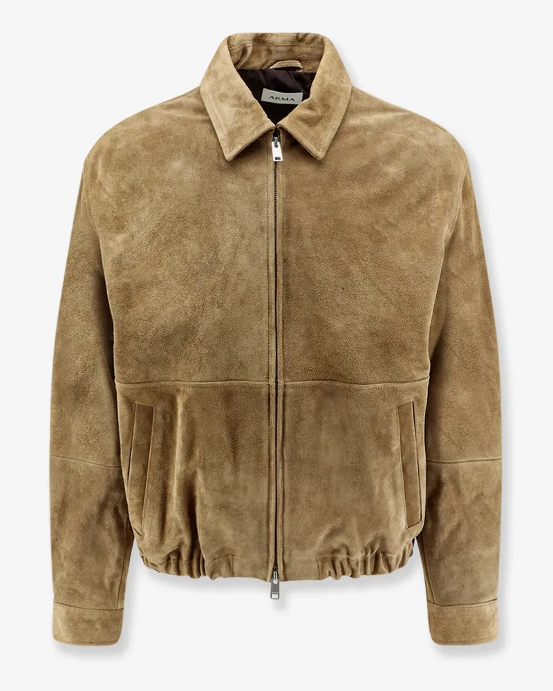 Arma Maddox suede jacket -  - gender_Man Beige