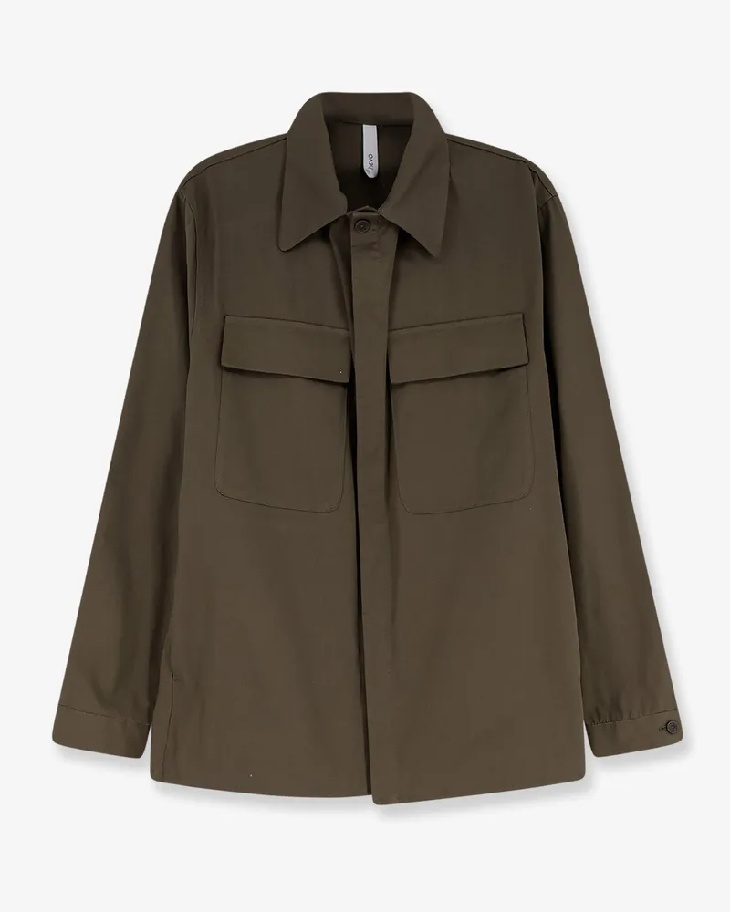 Hevò Specchiolla cotton shirt -  - gender_Man Green