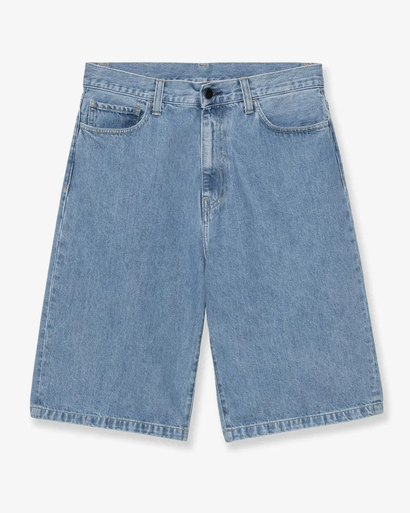Carhartt WIP Langdon blue denim bermuda short -  - gender_Man Blue