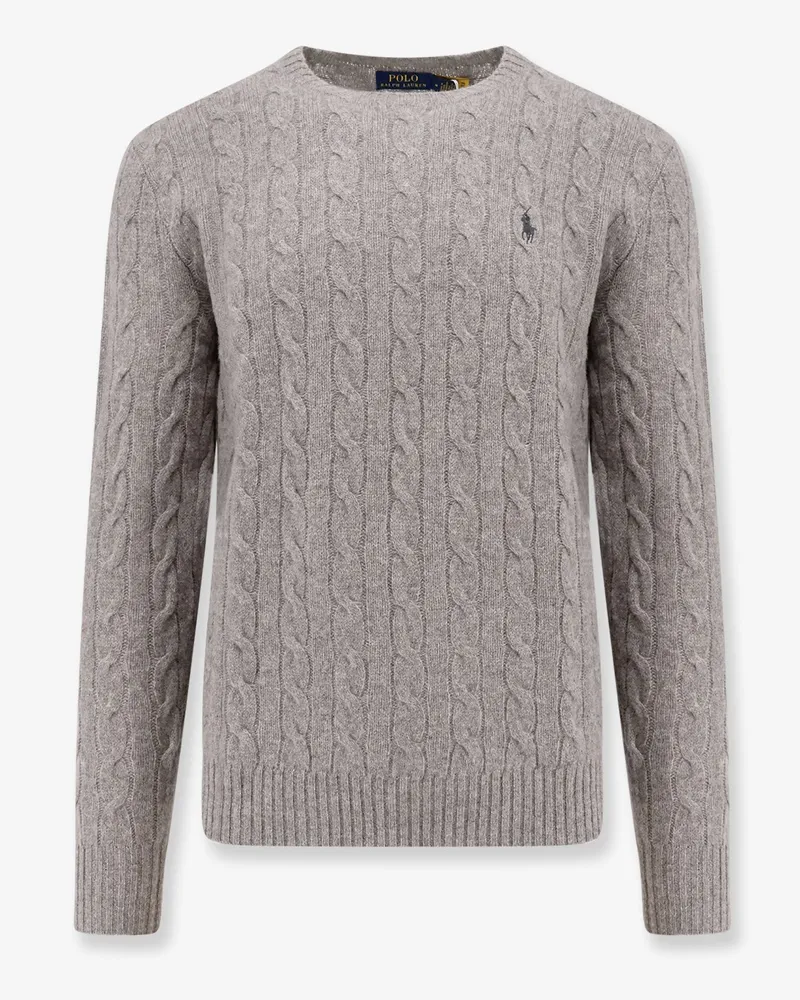 Ralph Lauren Wool an cashmere cable knit sweater -  - gender_Man Grey