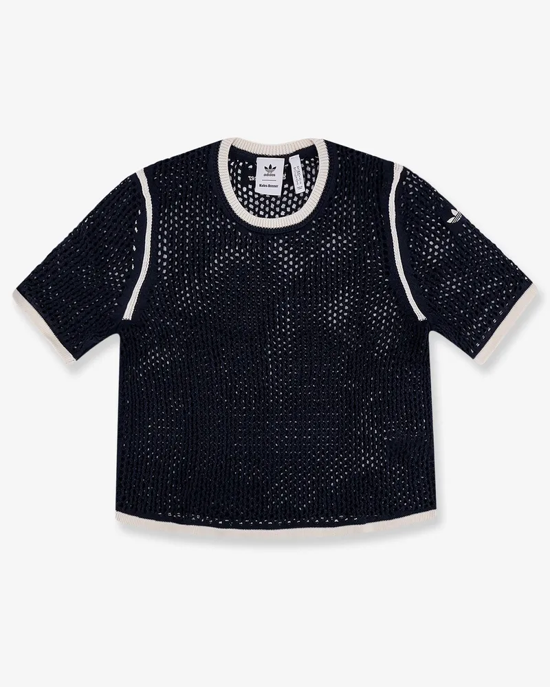 adidas WB Knit Tee cotton blend sweater -  - gender_Man Blue