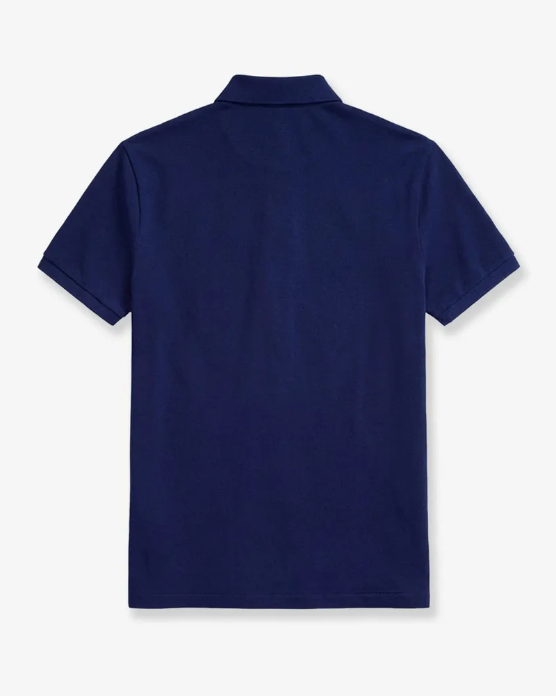 Ralph Lauren Cotton polo shirt with embroidered logo -  - gender_Man Blue