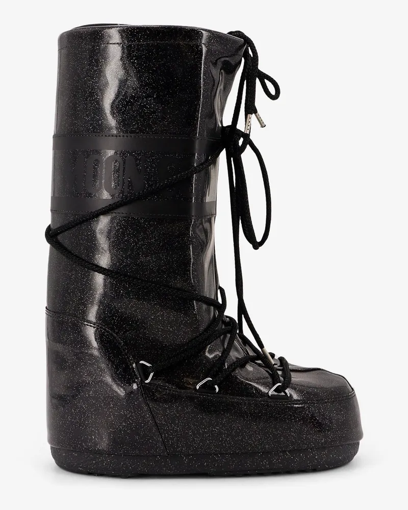 Moon Boot Icon glitter boots -  - gender_Woman Black