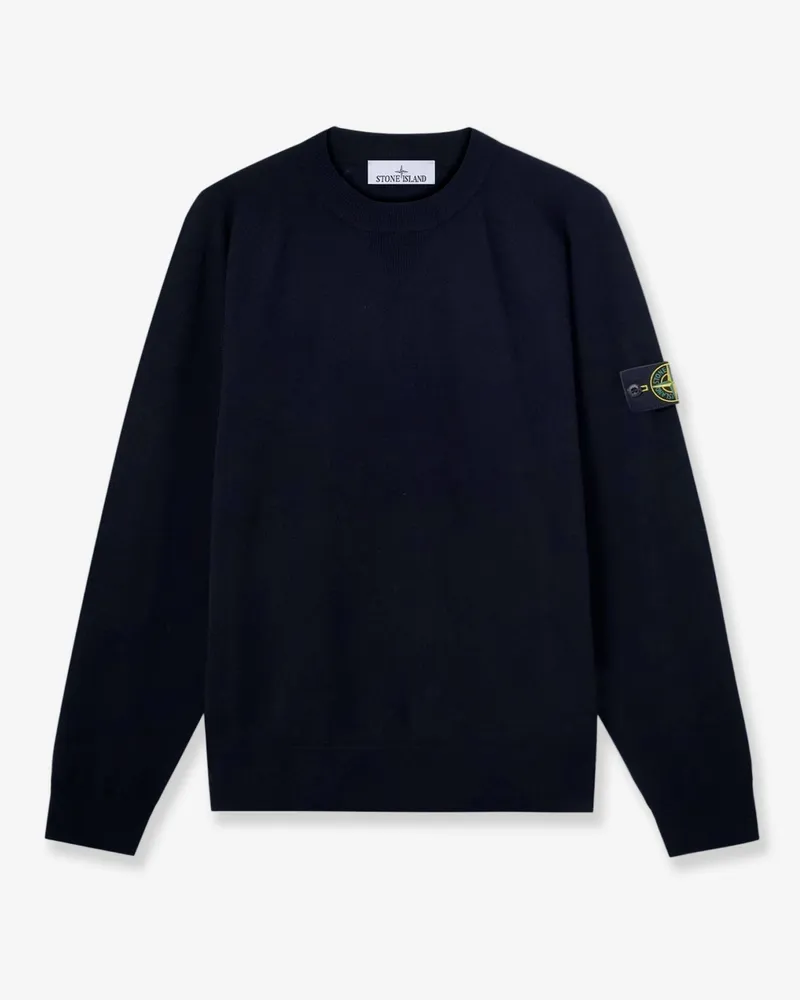 Stone Island Virgin wool blend sweater -  - gender_Man Black