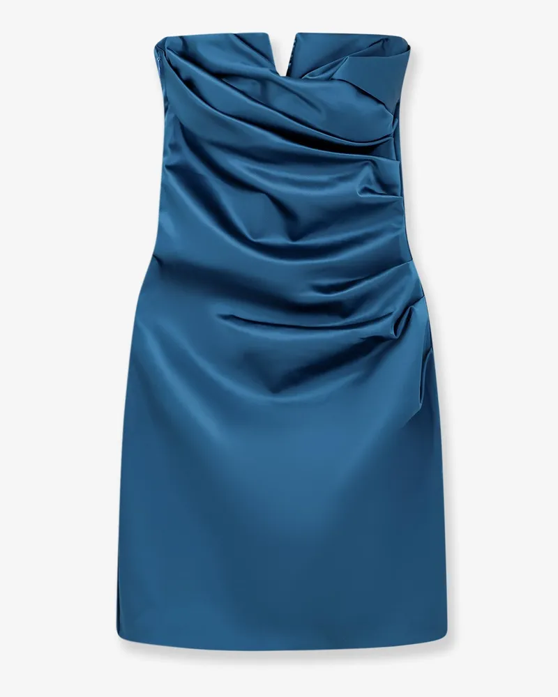 Chiara Boni Arya satin short dress -  - gender_Woman Blue