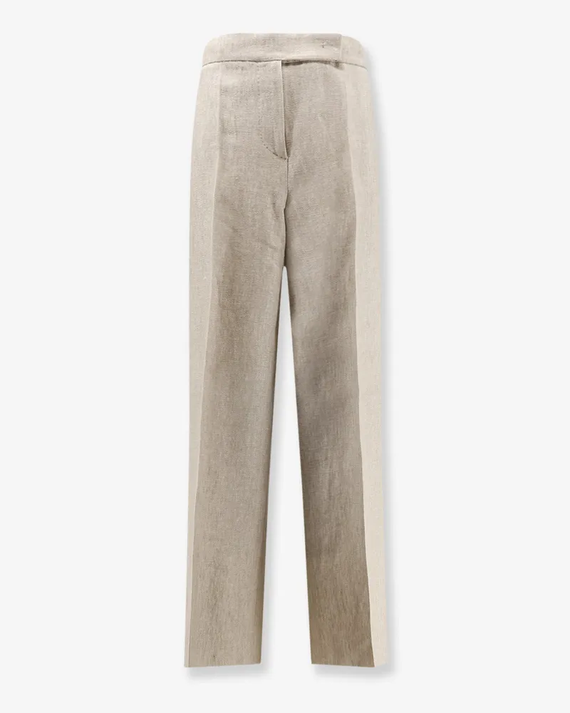 Max Mara Linen Ginnico trousers -  - gender_Woman Beige