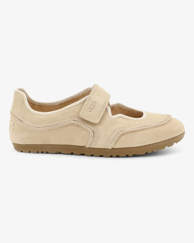 UGG Quill Mary suede sneakers with engraved logo on the side -  - gender_Woman Beige