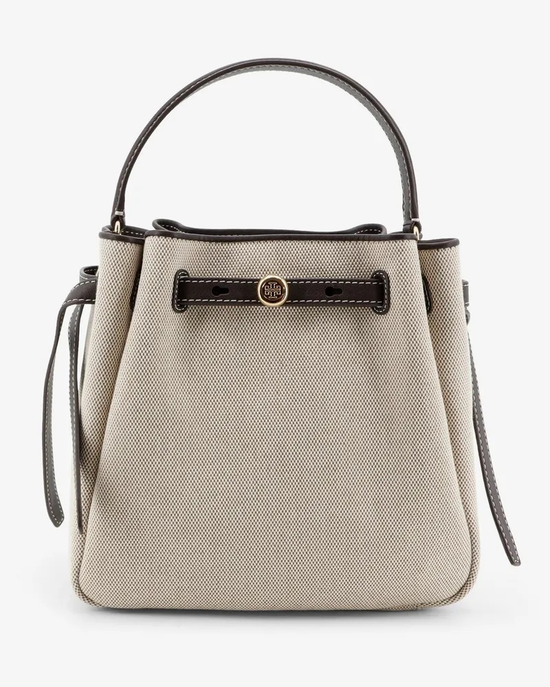 Tory Burch Romy canvas bucket bag -  - gender_Woman Beige
