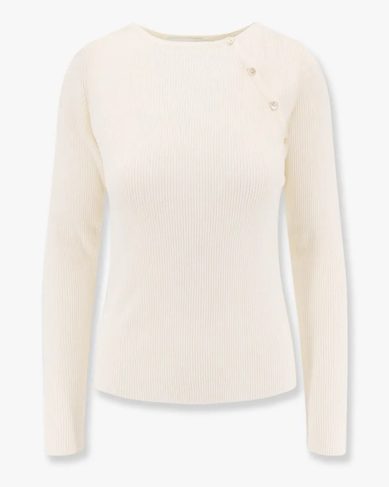 Dunst Ribbed fabric sweater -  - gender_Woman Beige