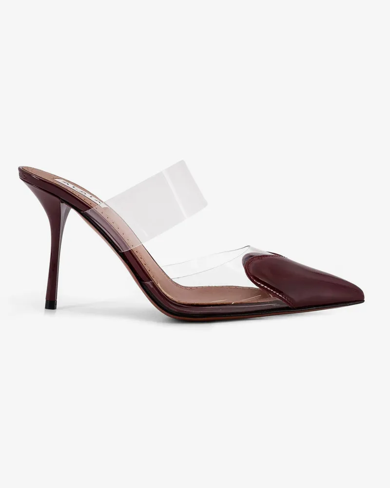 Alaïa Le Coeur patent leather sandals -  - gender_Woman Red