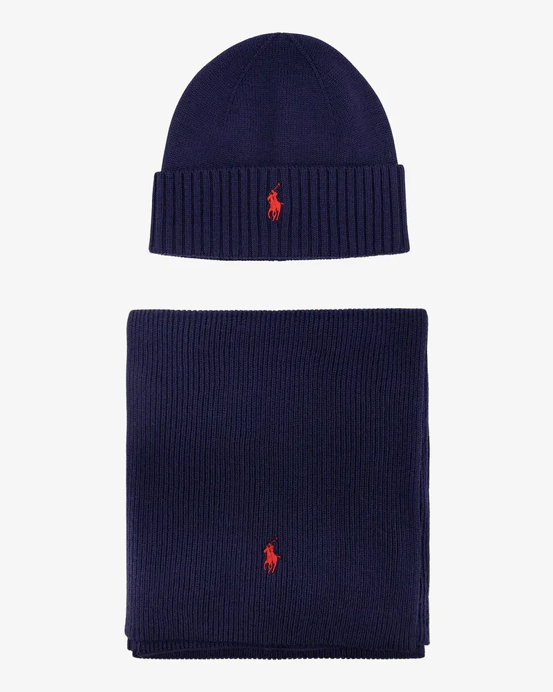 Ralph Lauren Wool Scarf/Hat Box -  - gender_Man Blue
