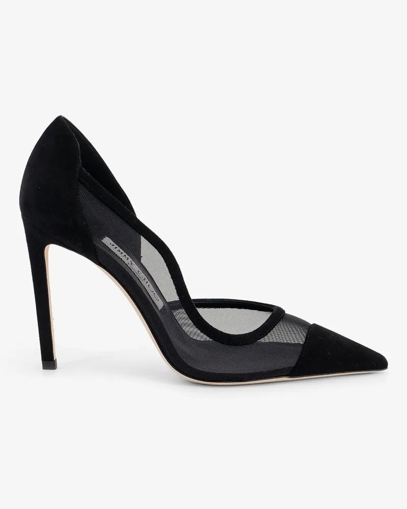 Jimmy Choo Brigitte 100 suede décolleté -  - gender_Woman Black