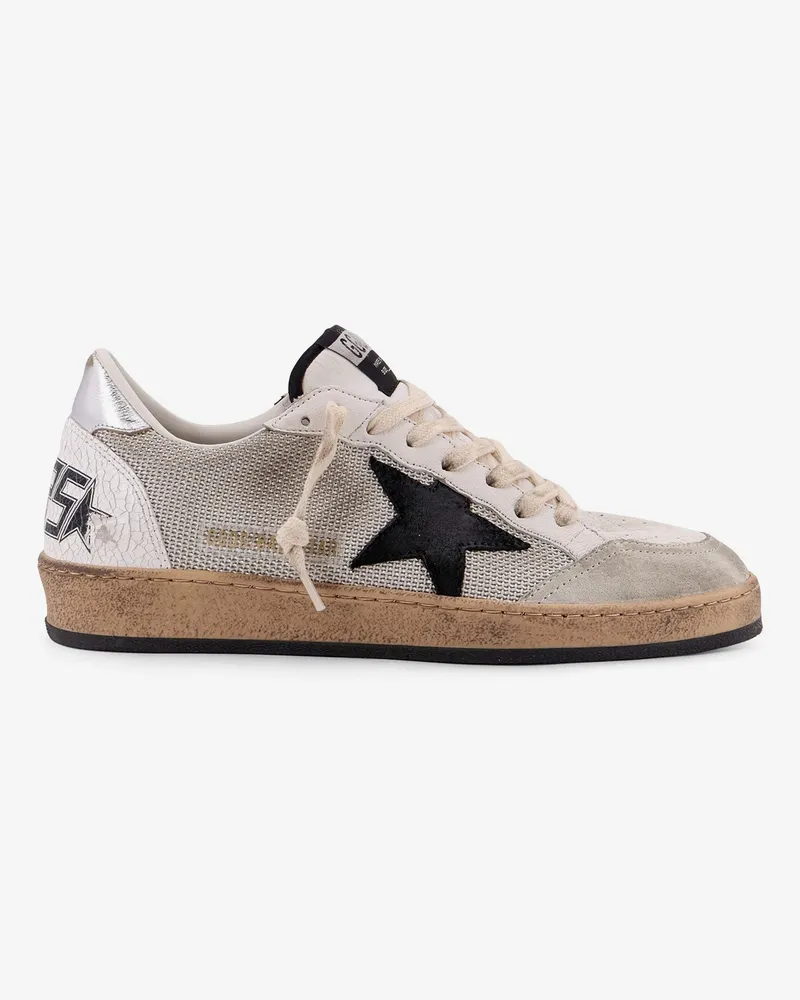 Golden Goose Ball Star leather sneakers -  - gender_Man Grey