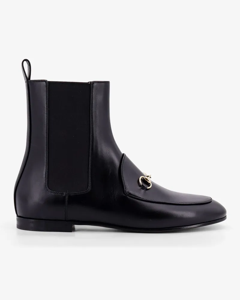 Gucci Jordaan leather ankle boots -  - gender_Woman Black