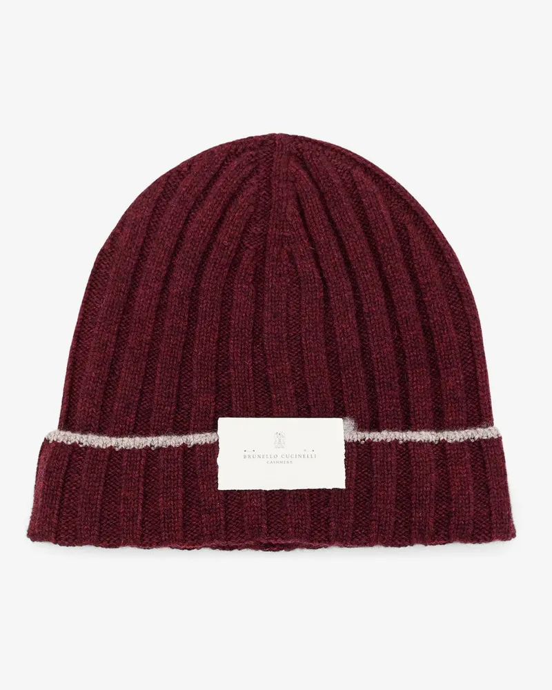 Brunello Cucinelli Cashmere Beanie -  - gender_Man Purple