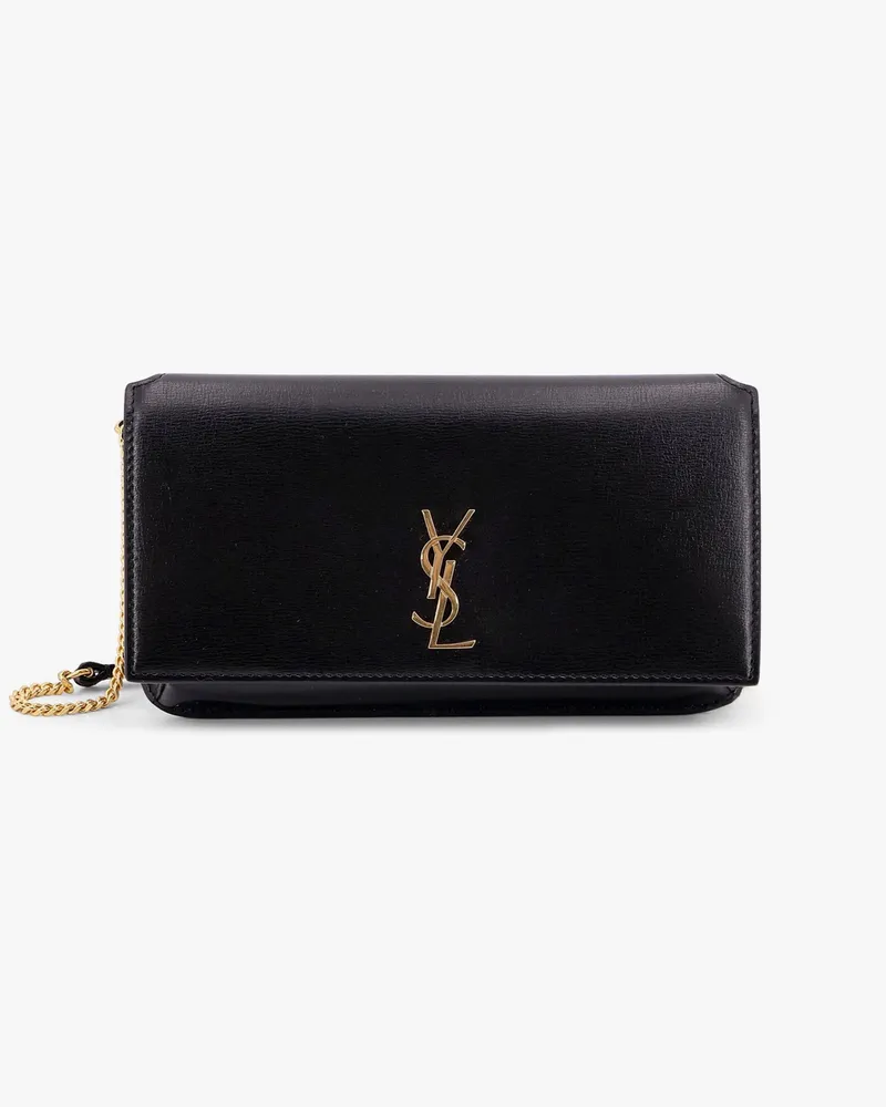 Saint Laurent Cassandre Monogram leather crossbody bag -  - gender_Woman Black