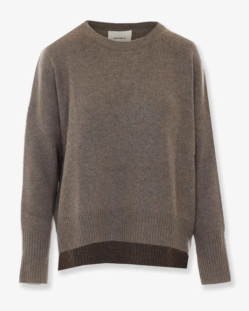 Lisa Yang Mila cashmere sweater with ribbed knit -  - gender_Woman Brown