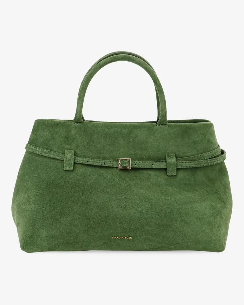 Manu Atelier Le Cambon 35 suede handbag -  - gender_Woman Green