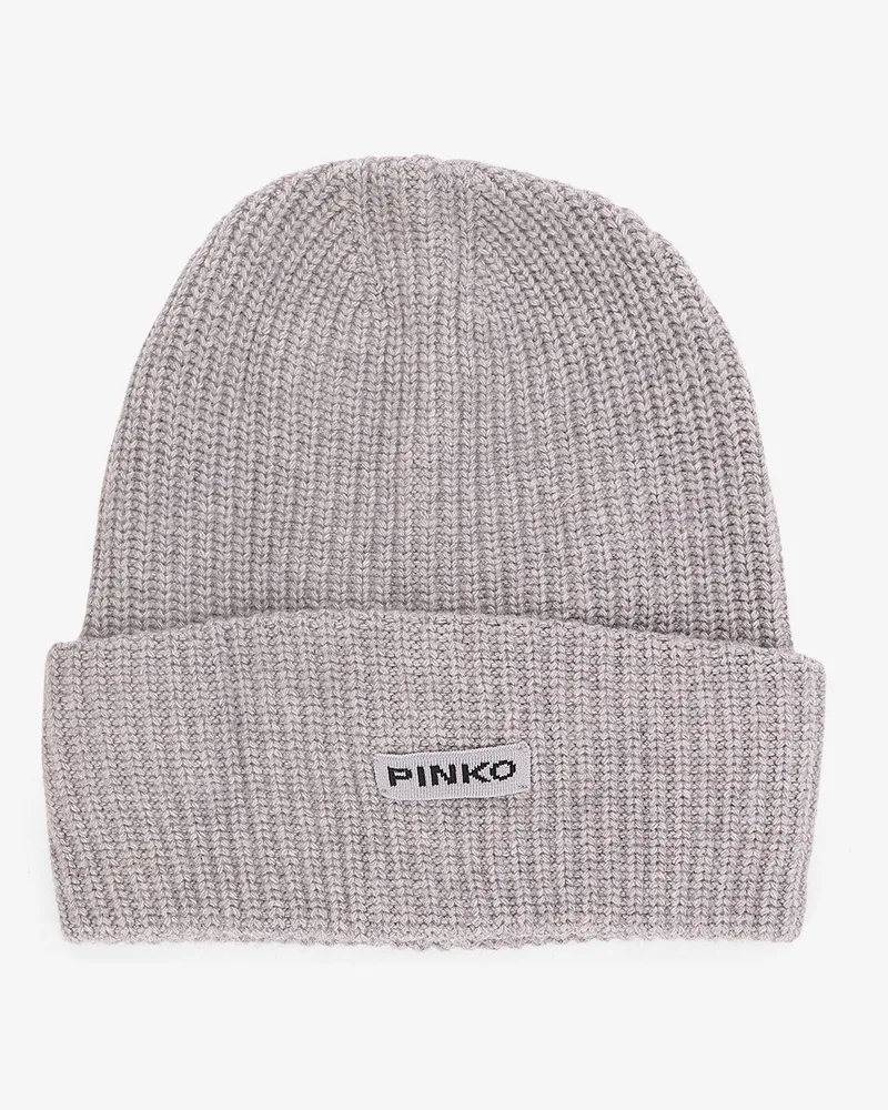 Pinko Wool, cashmere and viscose blend hat -  - gender_Woman Grey