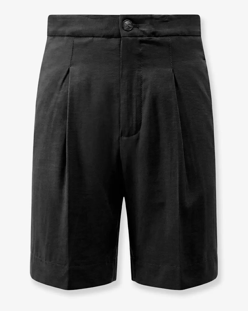Hevò Torre Lapillo modal blend bermuda shorts -  - gender_Woman Black