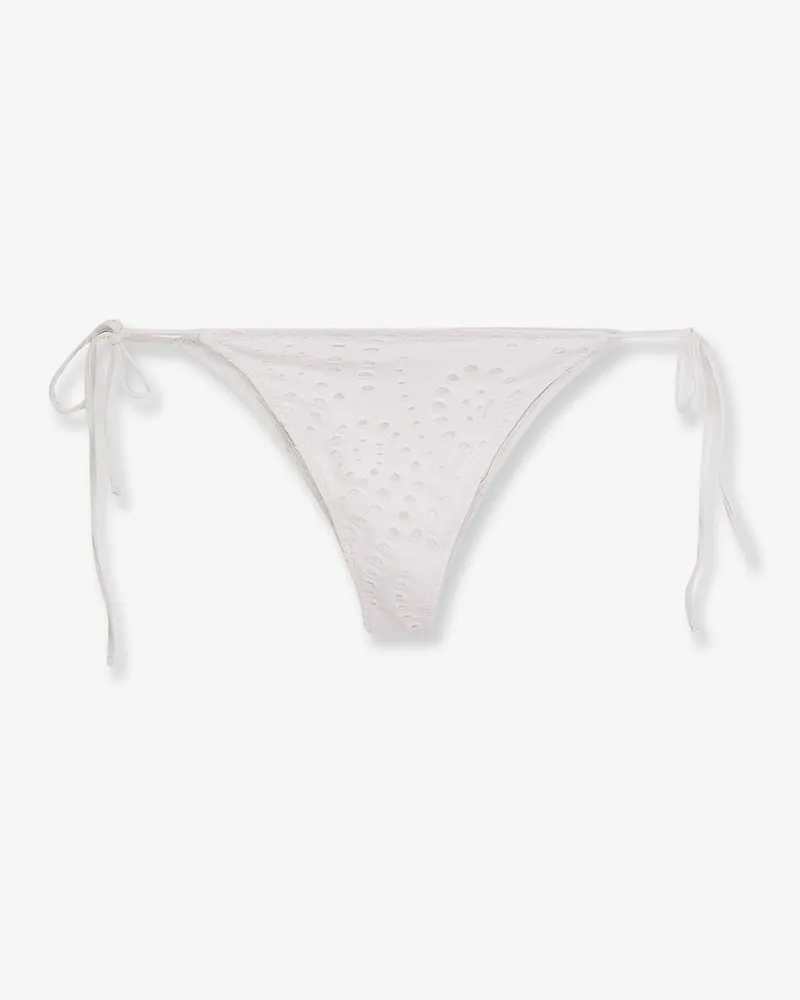 MC2 Saint Barth Marielle sangallo lace bikini slip -  - gender_Woman White