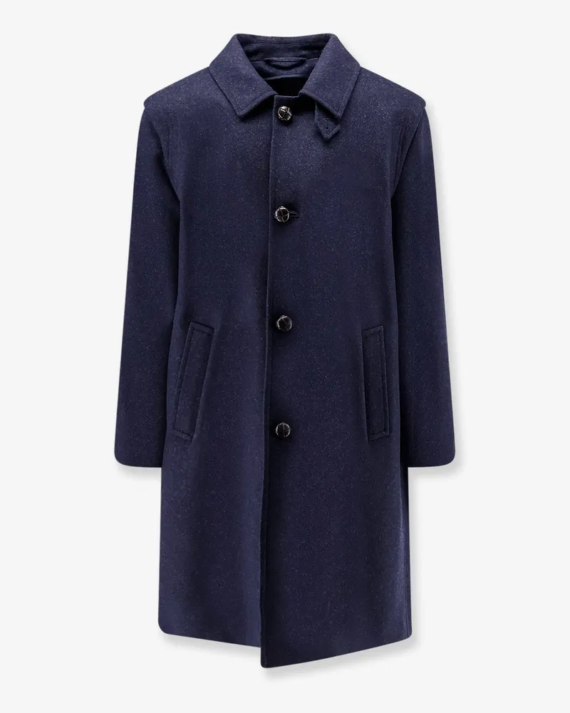 Schneiders Hubertus loden virgin wool coat -  - gender_Man Blu