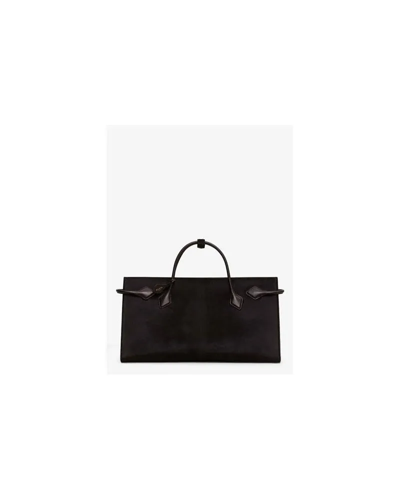 Alaïa Hand Tote ponyskin Bag -  - gender_Woman Brown
