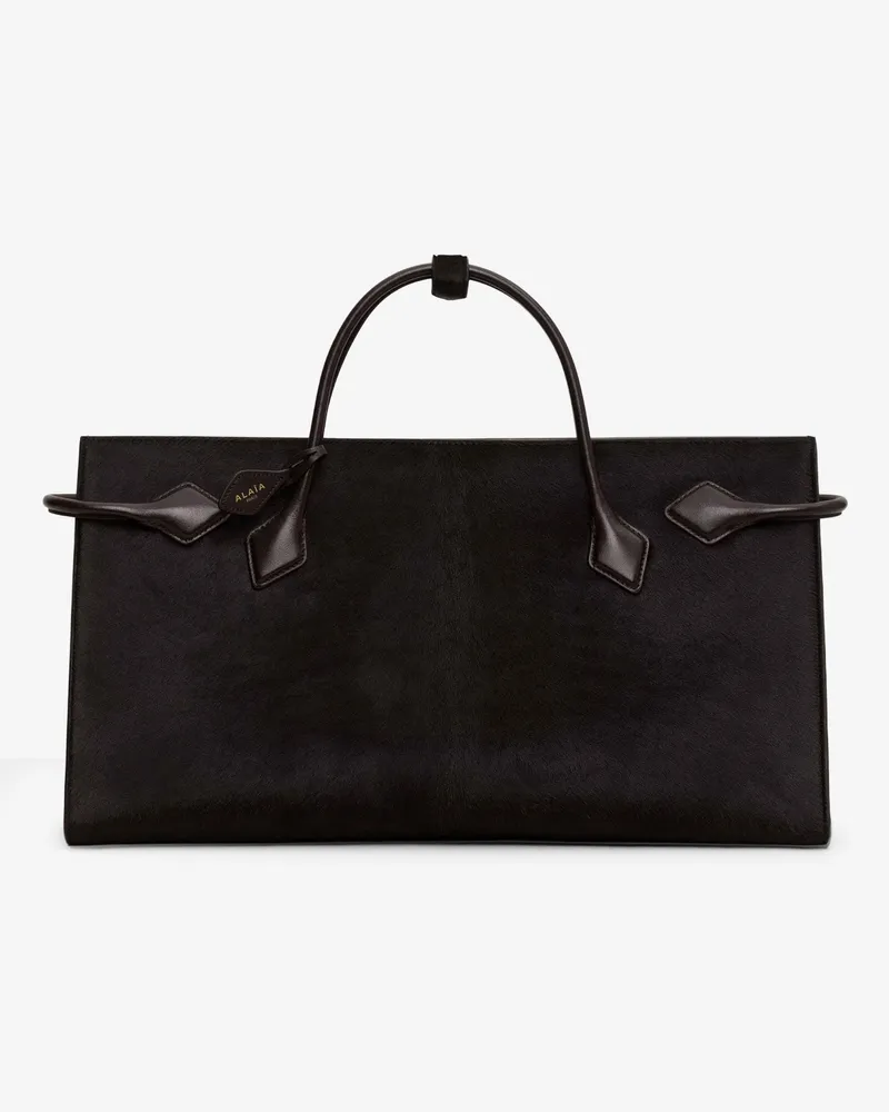Alaïa Hand Tote ponyskin Bag -  - gender_Woman Brown