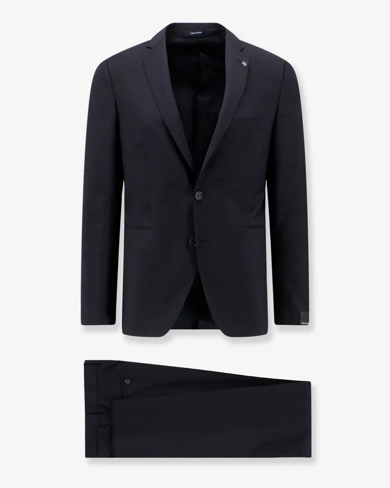 Tagliatore Virgin wool suit -  - gender_Man Blue