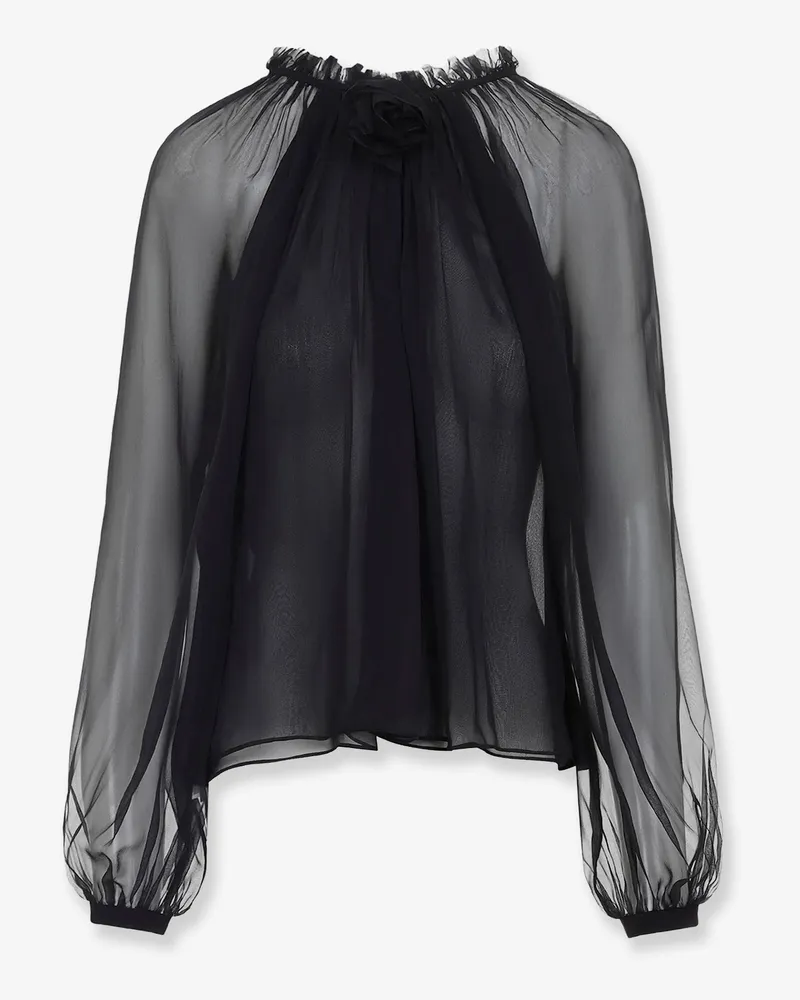 Alberta Ferretti Chiffon shirt -  - gender_Woman Black