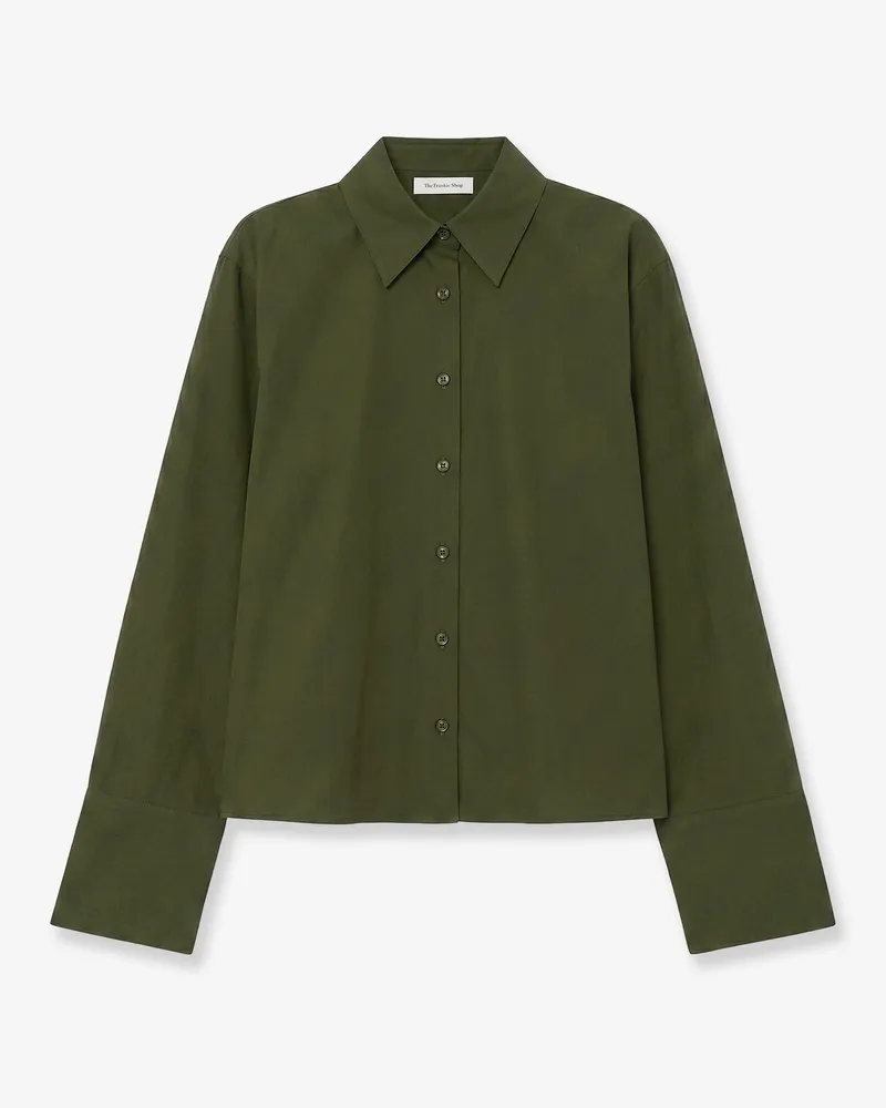 FRANKIE Shop Tila organic cotton shirt -  - gender_Woman Green