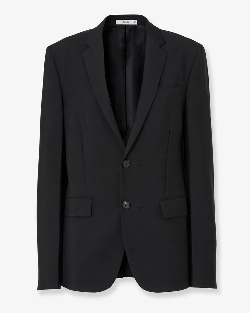 Fendi Black kid mohair blazer -  - gender_Woman Black