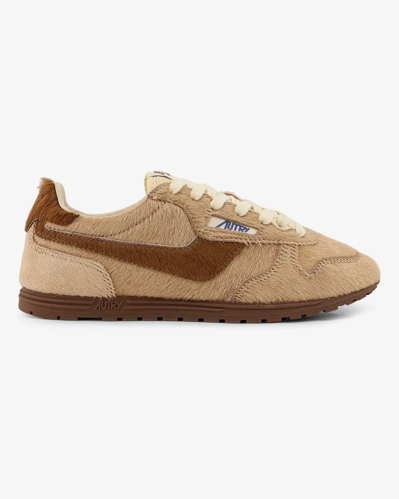AUTRY Low-top Windspin pony skin sneakers -  - gender_Woman Beige