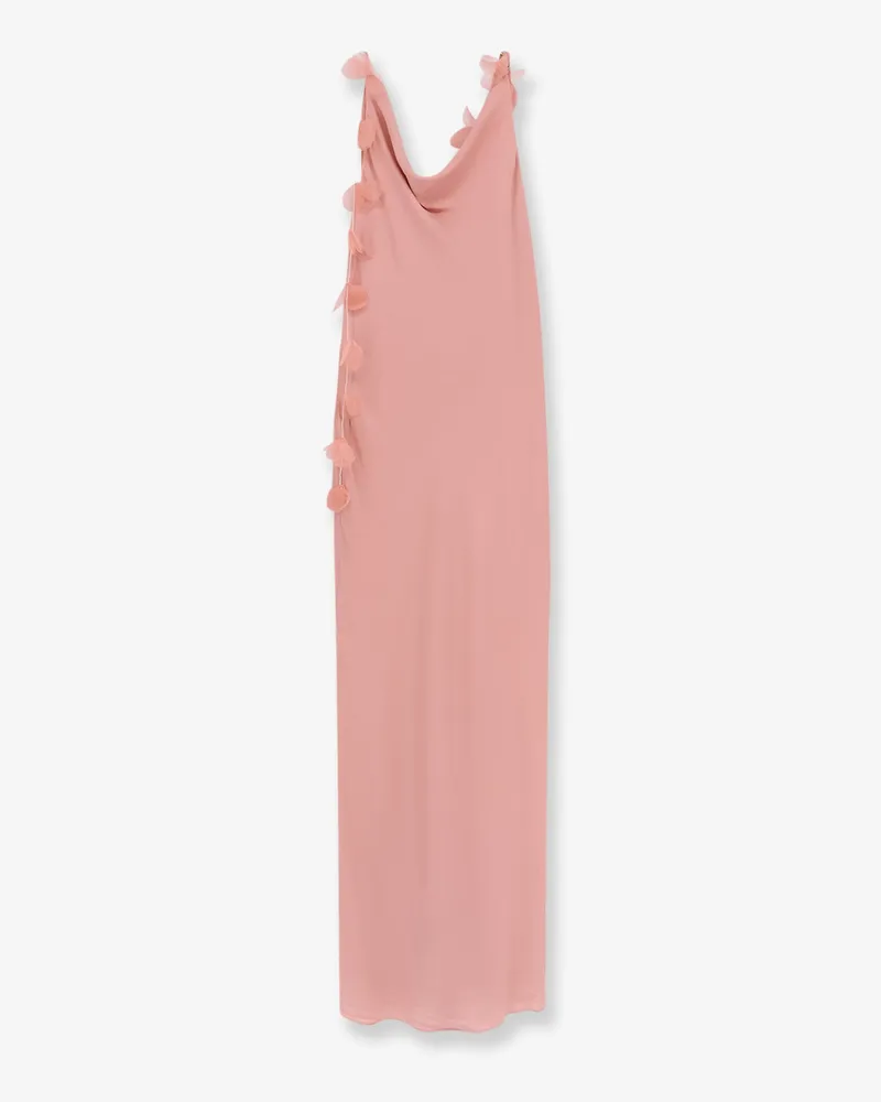 Cult Gaia Nymeria silk dress with organza flower detail -  - gender_Woman Pink