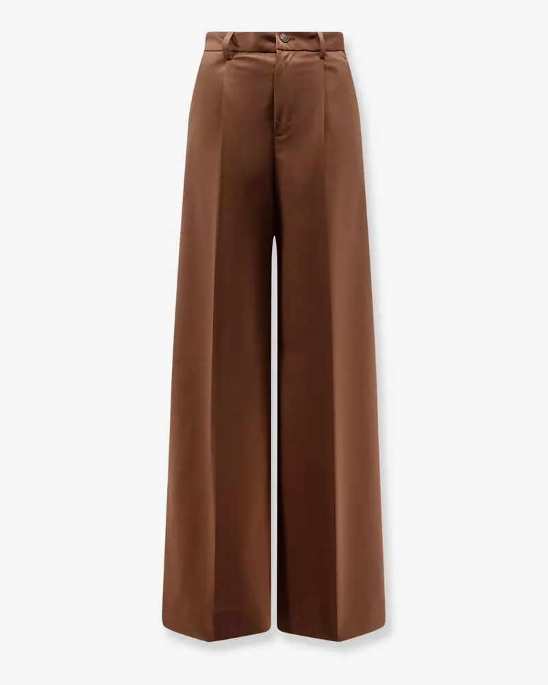 Hevò Torreveneriwool blend trousers -  - gender_Woman Brown