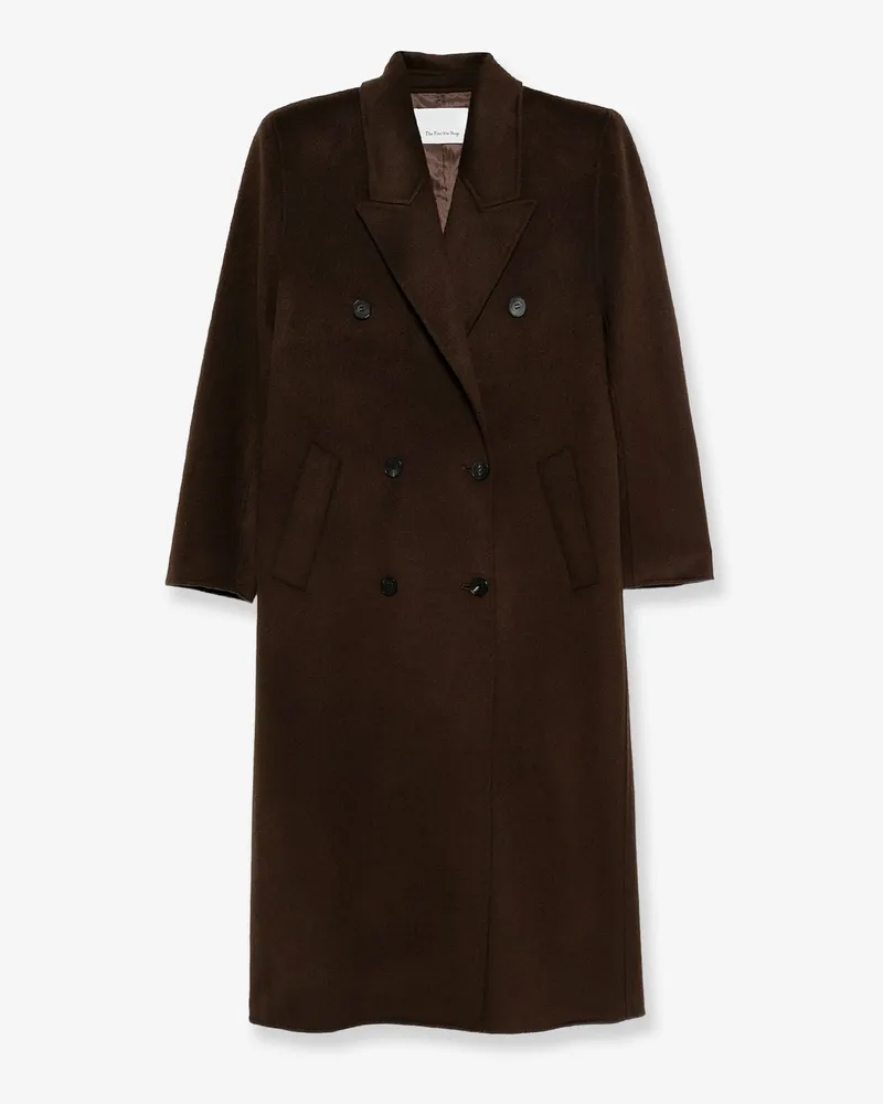 FRANKIE Shop Gaia wool blend coat -  - gender_Woman Brown