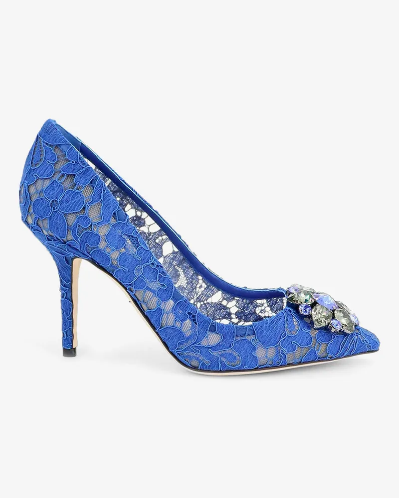Dolce & Gabbana Bellucci lace décolleté -  - gender_Woman Blue