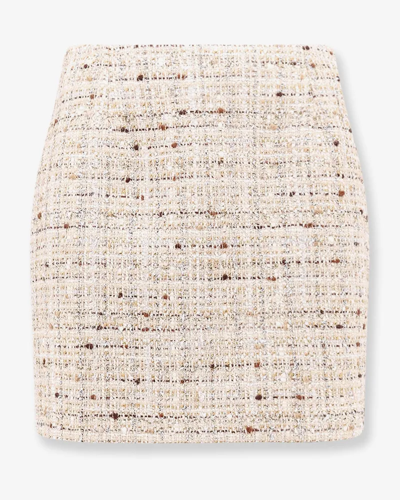 Tagliatore May bouclé fabric mini skirt -  - gender_Woman Beige