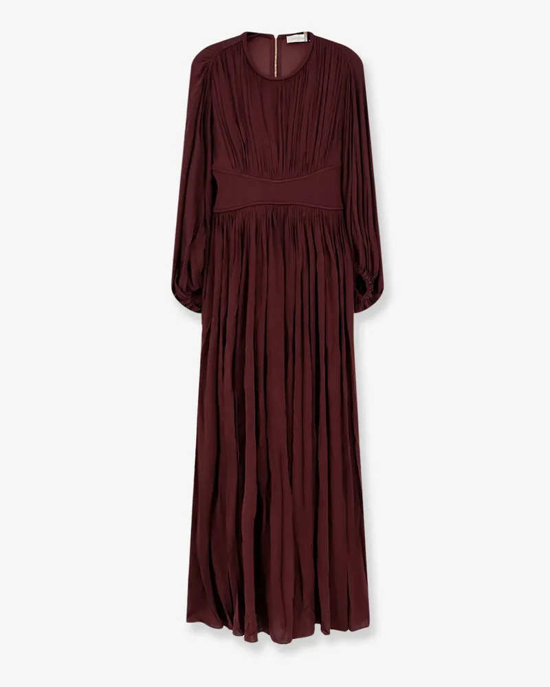 Zimmermann Luna Billow stretch viscose long dress -  - gender_Woman Red