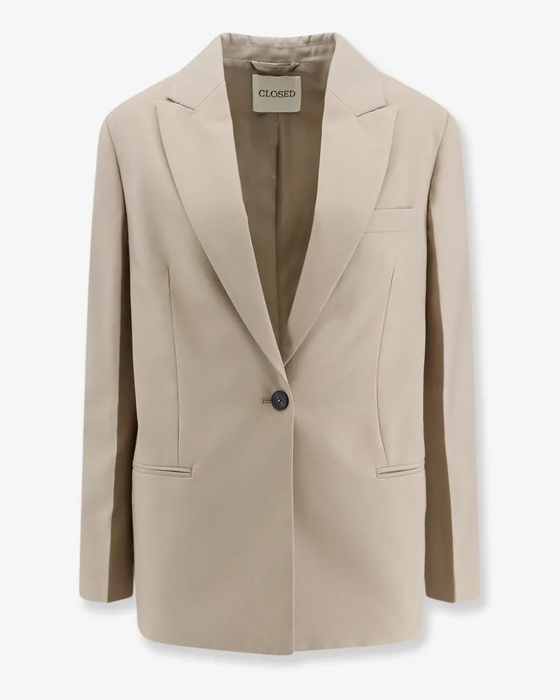 Closed Virgin wool blend blazer -  - gender_Woman Beige