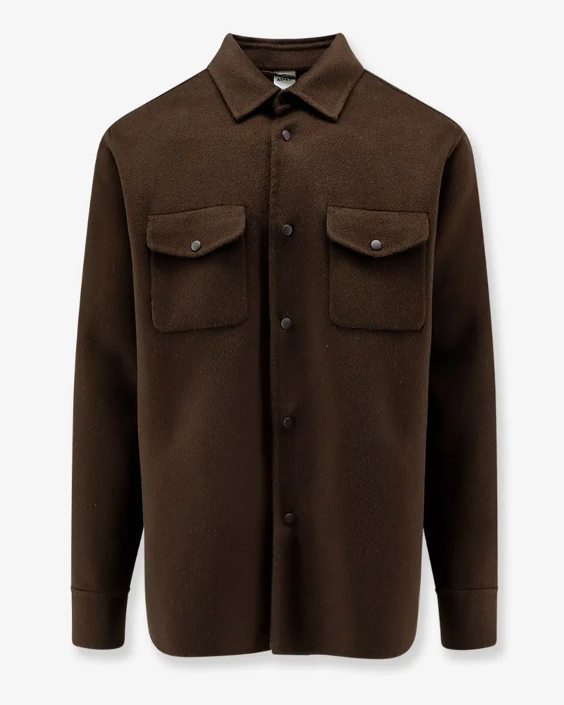 ASPESI Wool shirt/jacket -  - gender_Man Brown