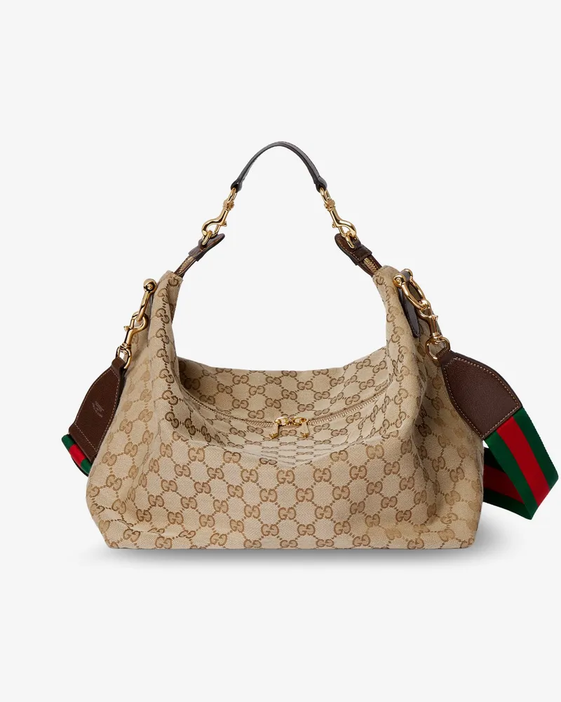 Gucci Brera M GG Fabric crossbody bag -  - gender_Man Beige
