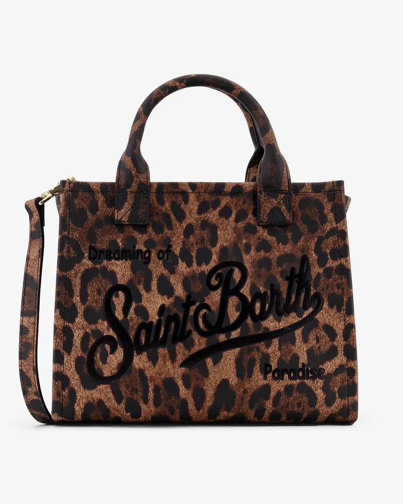 MC2 Saint Barth Vanity Bag Midi leather shoulder bag -  - gender_Woman Animal