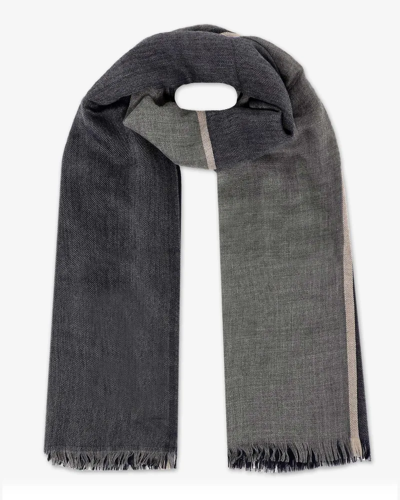 Brunello Cucinelli Cashmere and silk scarf -  - gender_Man Blue